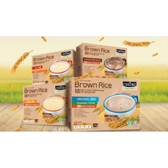 Chobe master instant fibre cereal drink 32g x 10sachets | Shopee ...