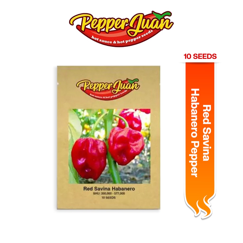 Red Savina Habanero Pepper Seeds (10 seeds) | Shopee Philippines