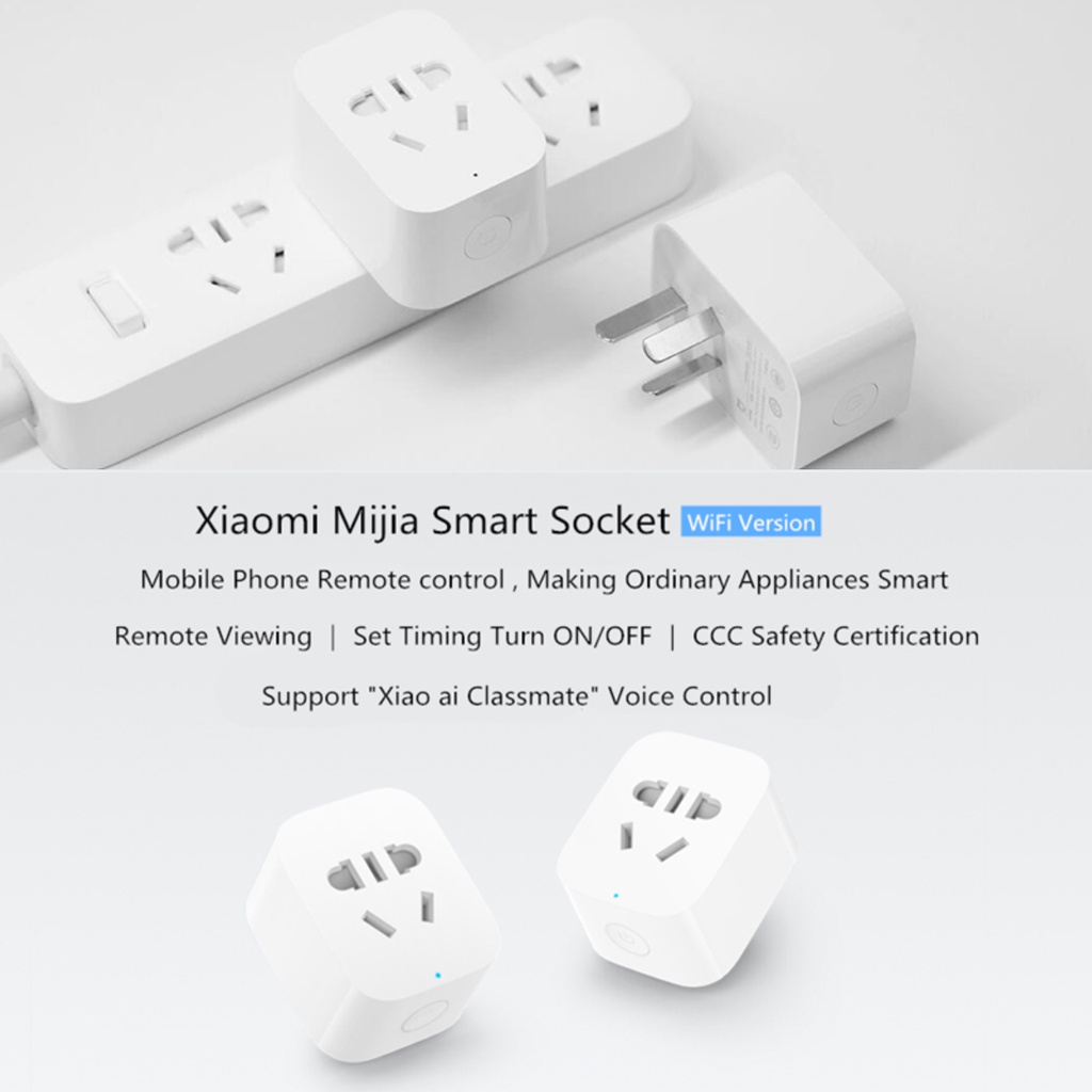 Original Xiaomi Smart Home Socket Plug Bacic bluetooth gateway Version ...