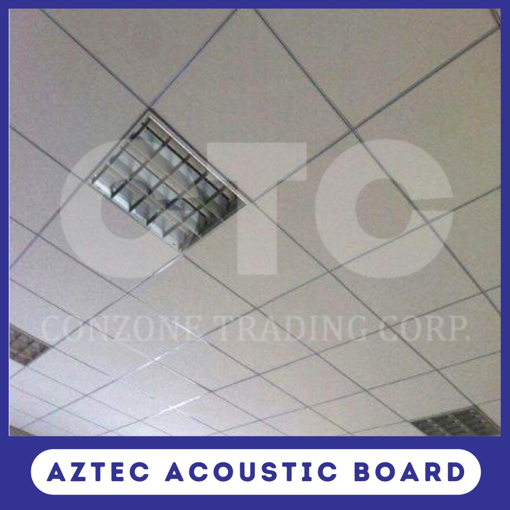 Aztec Gypsum Board Laminate - 10cm x 10cm (Lemon Skin) - Ceiling Board ...