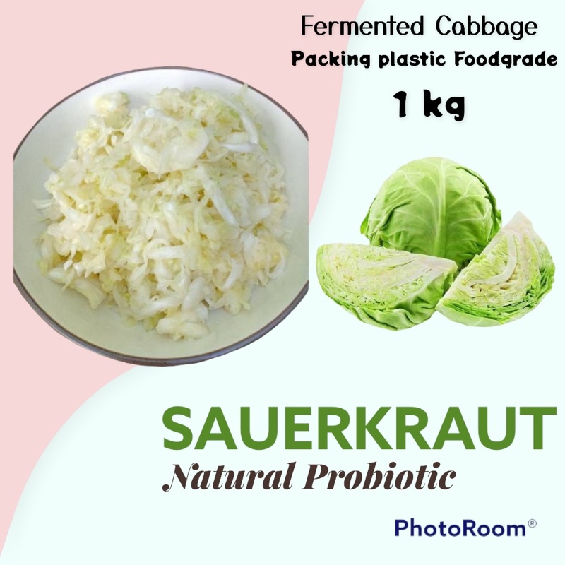 1KG SAUCERKAUT WHITE - RAW - UNPASTEURIZED - PLASTIC PACKING | Shopee ...
