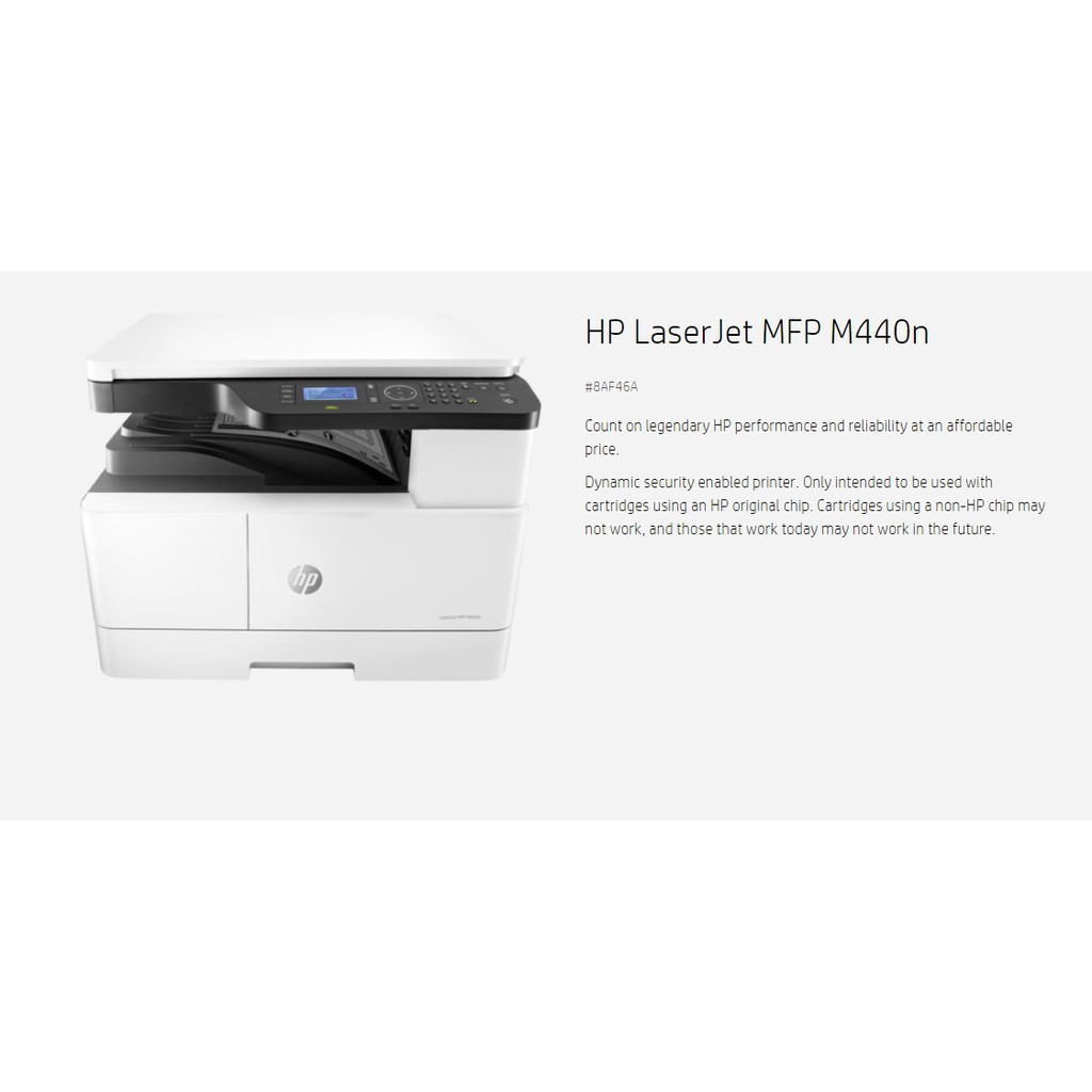 Hp Printer Laserjet Mfp M440n Monochrome Printer 