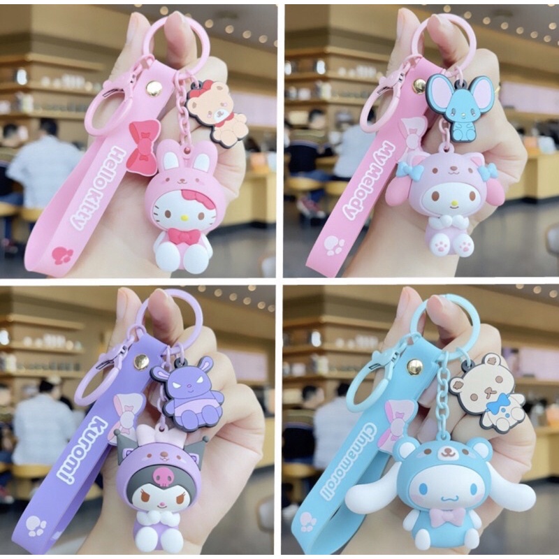 Assorted design key chain pendant car bag key chain | Shopee Philippines