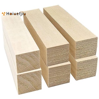 10 Pcs Wood Carving Block Carved Basswood Strips Building Blocks Adults  Blank