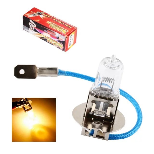 Xstorm H3 24v 70w Halogen Bulb Car Headlight Fog Lights 3000k Yellow 2