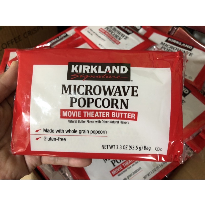 kirkland Microwave popcorn 3.3oz (exp OCT 2023) Shopee Philippines