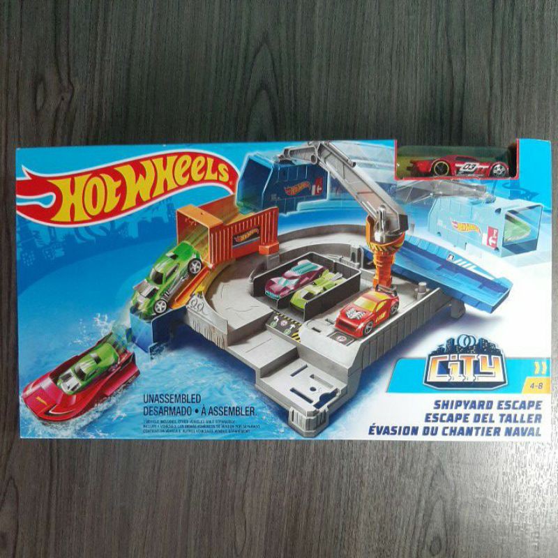 Hot Wheels City Shipyard Escape Playset With 1 Vehicle Shopee Philippines 1755