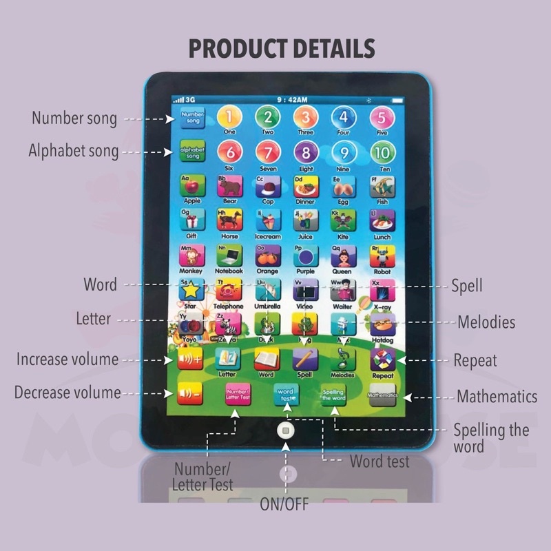 Best Shop YPad English Learning Tablet – Educational Computer Toy for ...