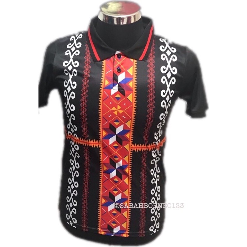 Jersey etnik tradisional sabah kadazan dusun murut etnik design viral ...