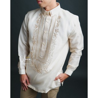 Barong Tagalog for Men Piña Organza with Lining Centennial Design ...