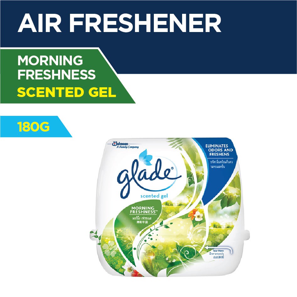 Glade Scented Gel Morning Freshness 180g Shopee Philippines