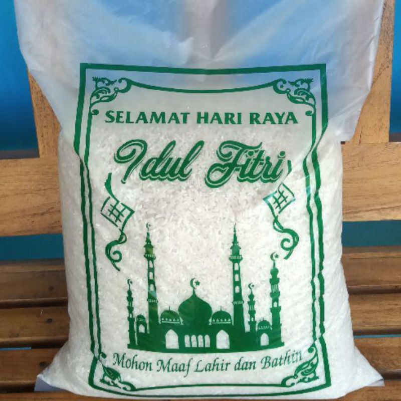 Ready Plastic Rice Zakat Fitrah Packaging 3 Kg HD Contents 50 Sheets ...