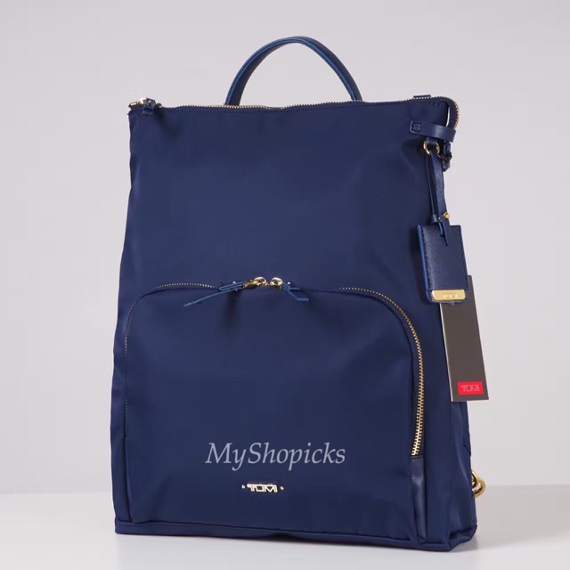 Tumi Jackie Convertible Bag Navy Blue Shopee Philippines