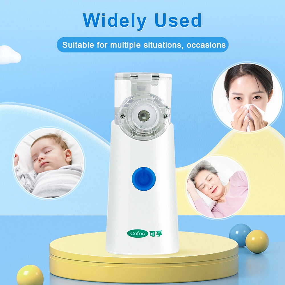 Cofoe Medical Rechargeable Nebulizer Portable Mini Ultrasonic Handheld ...