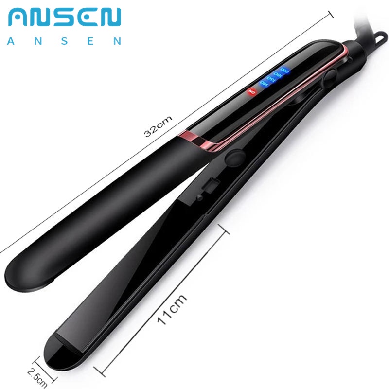 ANSEN Hair Straightener and Curler 2 in 1 Professional Flat Iron Hair ...