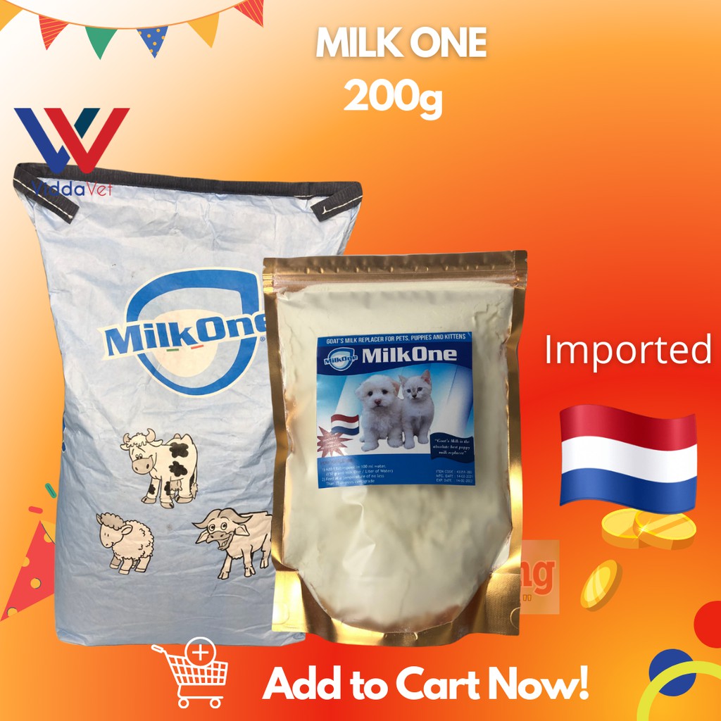 200 g Budget Pack Milk One Goat's Milk for Dogs Cats Pets Rabbits
