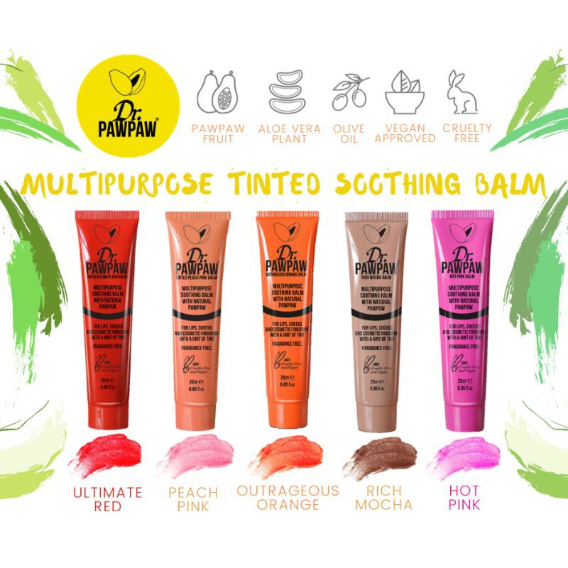 DR. PAWPAW MULTIPURPOSE TINTED SOOTHING BALM Shopee Philippines
