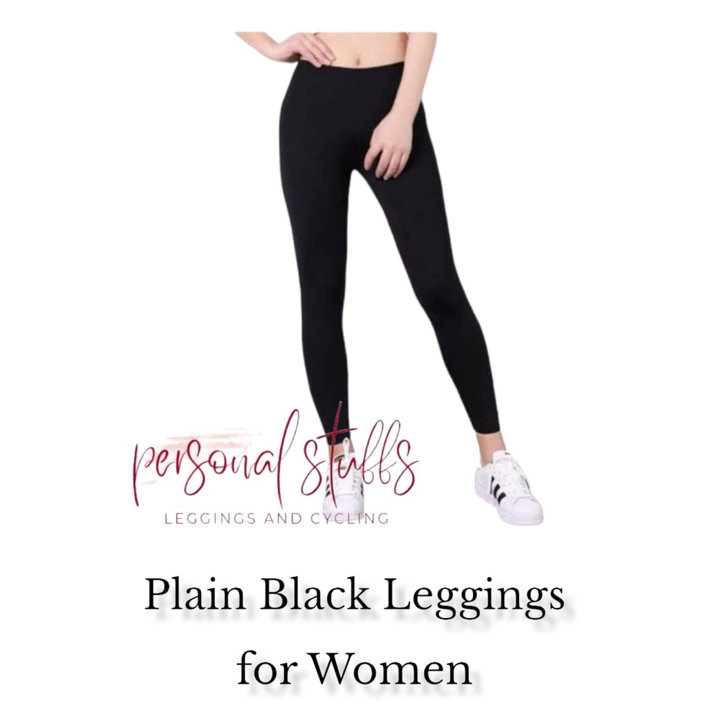 Plain black clearance leggins