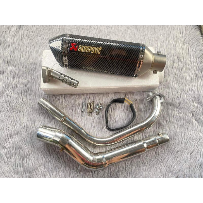 Akrapovic Full System Exhaust for Suzuki Raider 150 Fi | Shopee Philippines