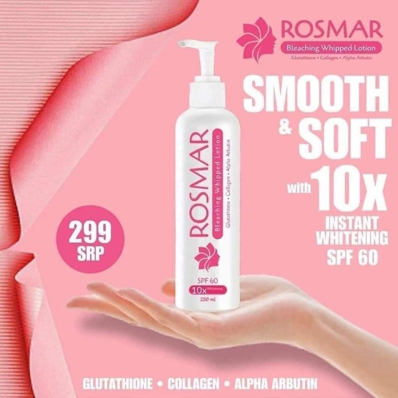 ROSMAR LOTION 10x INSTANT WHITENING Shopee Philippines