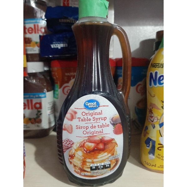 Great Value Butter Flavoured Table Syrup 750ml Imported from Canada