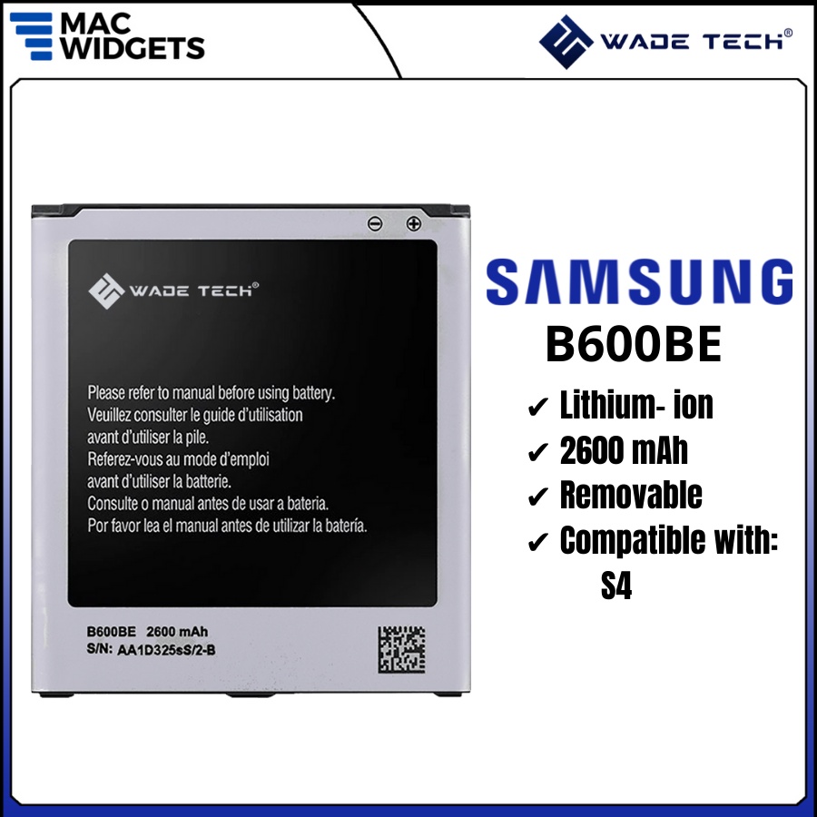 Eb B600be Original Battery For Samsung Galaxy S4 I9500 I9505 2600mah Shopee Philippines 3378