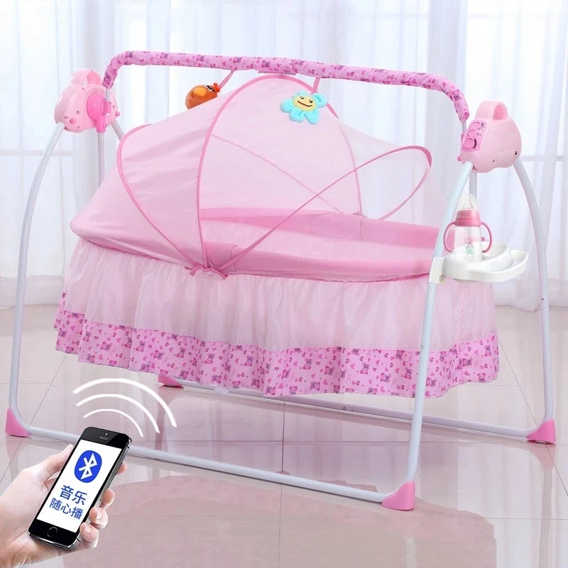 Baby auto 2024 swing bed