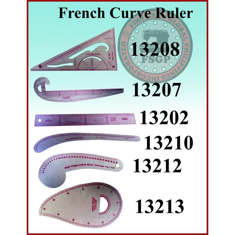 Ruler French Curve