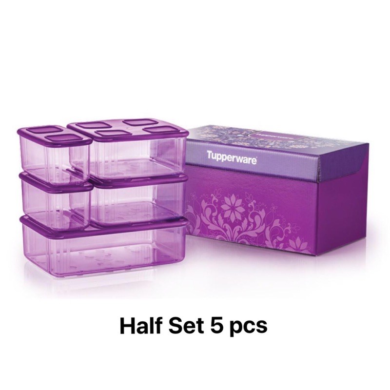 Fresh N Clear Set Tupperware Transparent Clear Fridge Organizer Fridge ...