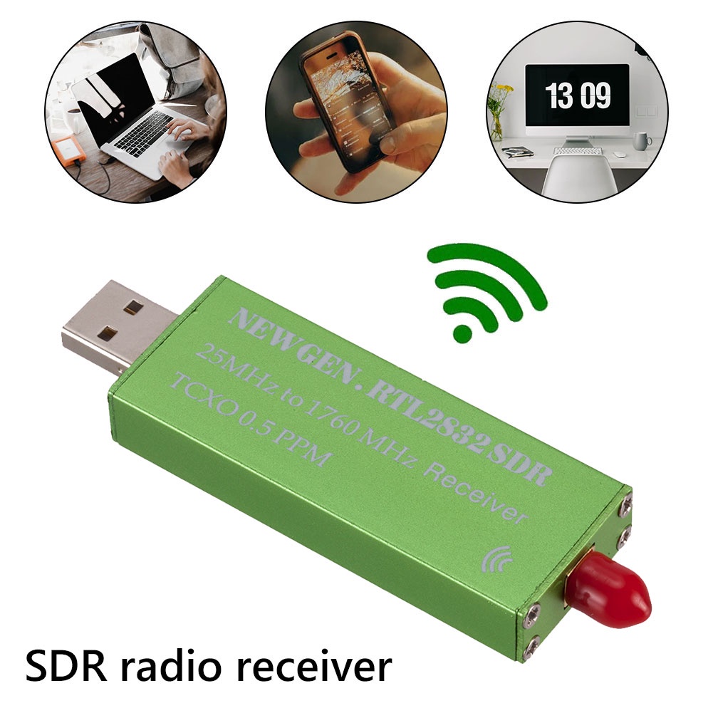 USB2.0 RTLSDR 0.5PPM TCXO RTL2382U TV Tuner Stick AM FM NFM DSB LSB SW