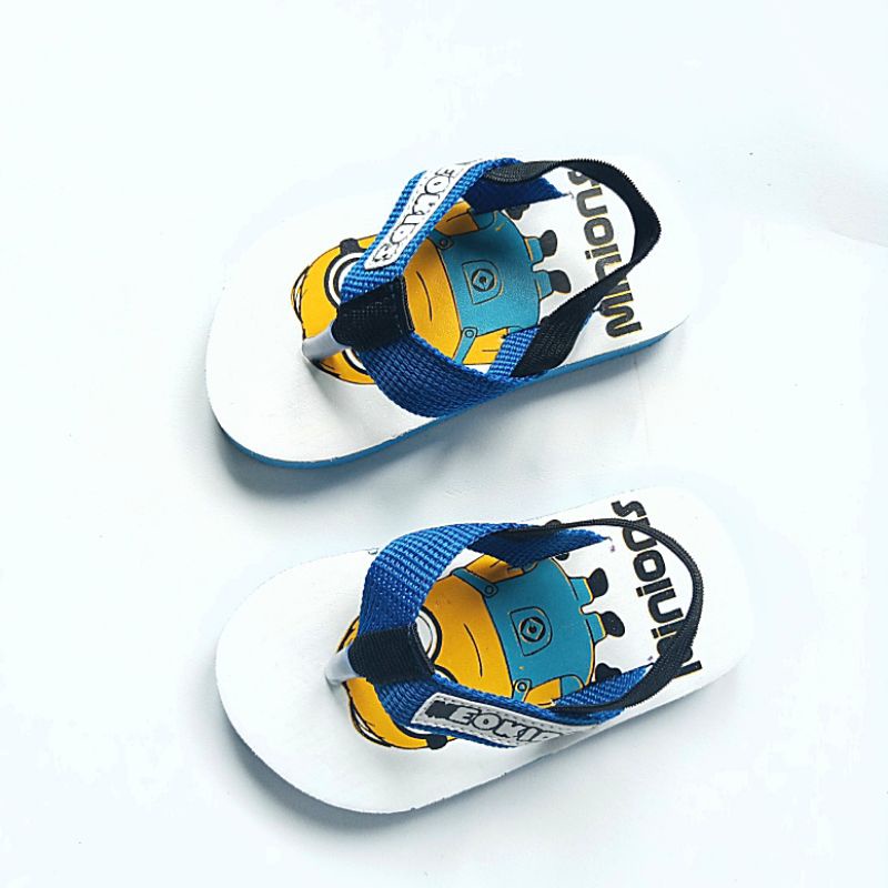 Satria sandals/ Minions children's flip flops/baby sandals/