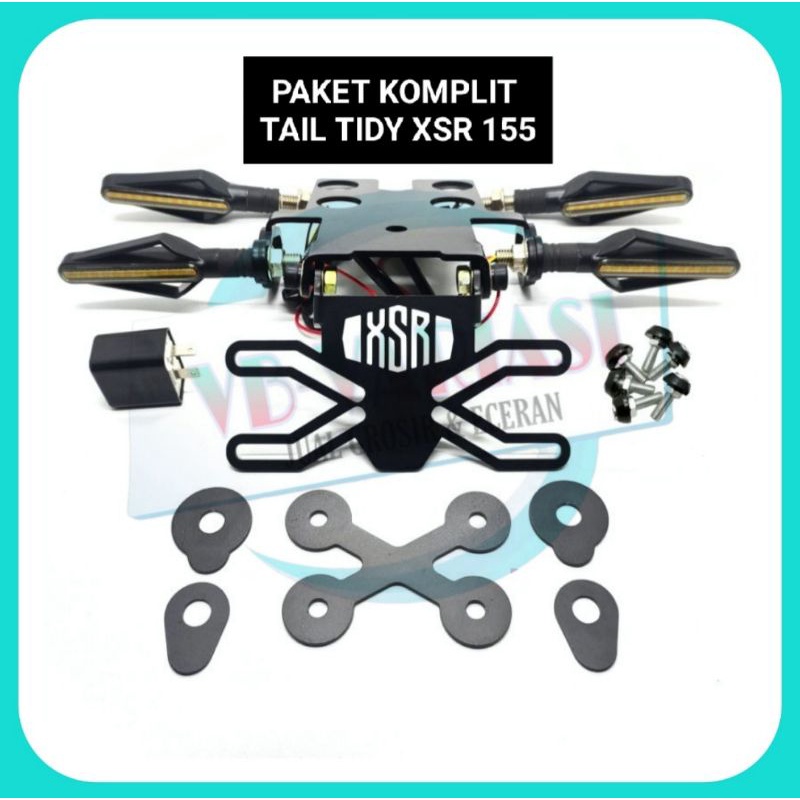 Tail tidy xsr 155 Rear Fender xsr 155 Plate Holder xsr 155 plus sein ...