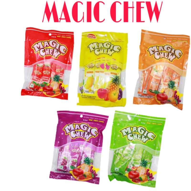 magic chew candy gummy for sale. 24 pcs per pack Shopee Philippines