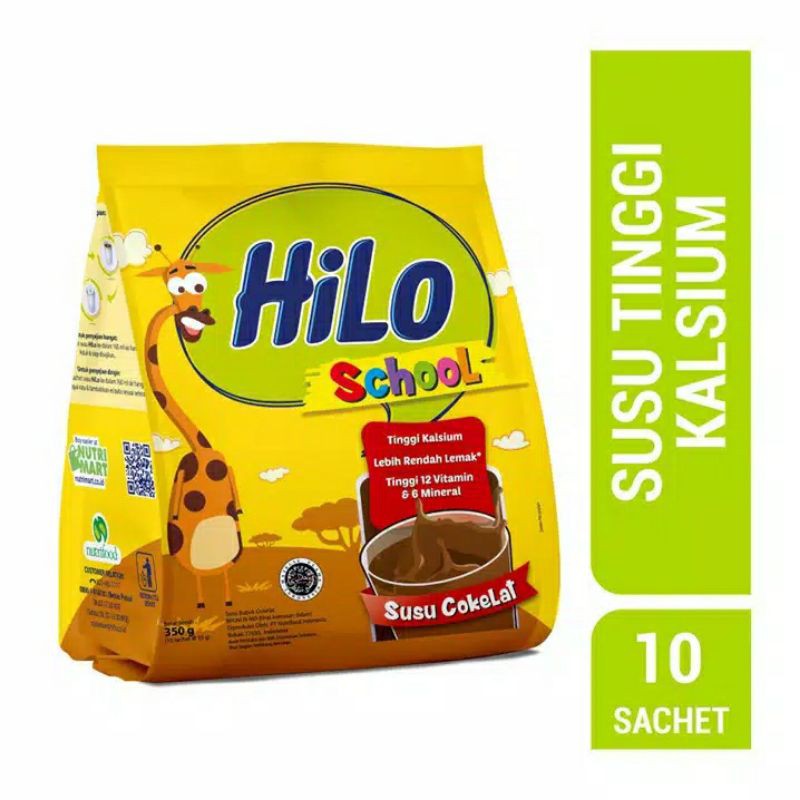 Hilo school Chocolate gusset 10's 35gr- High Calcium Milk | Shopee ...