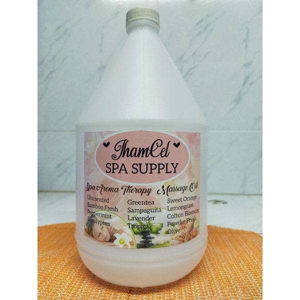 MASSAGE OIL AROMA THERAPY (1gallon/1liter) Shopee Philippines