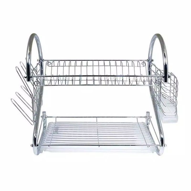 Tri j stainless Premium Dish Rack 2 Stacking Kitchen Rack Dishwashing ...