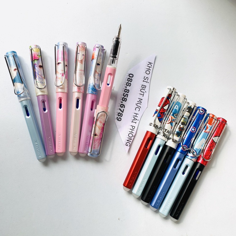 Yiren princess superhero eraser pen with smooth nib, beautiful 3d ...