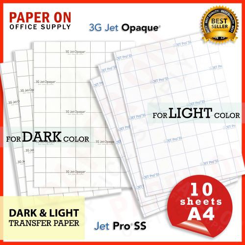 dark 3g jet-opaque transfer paper a4