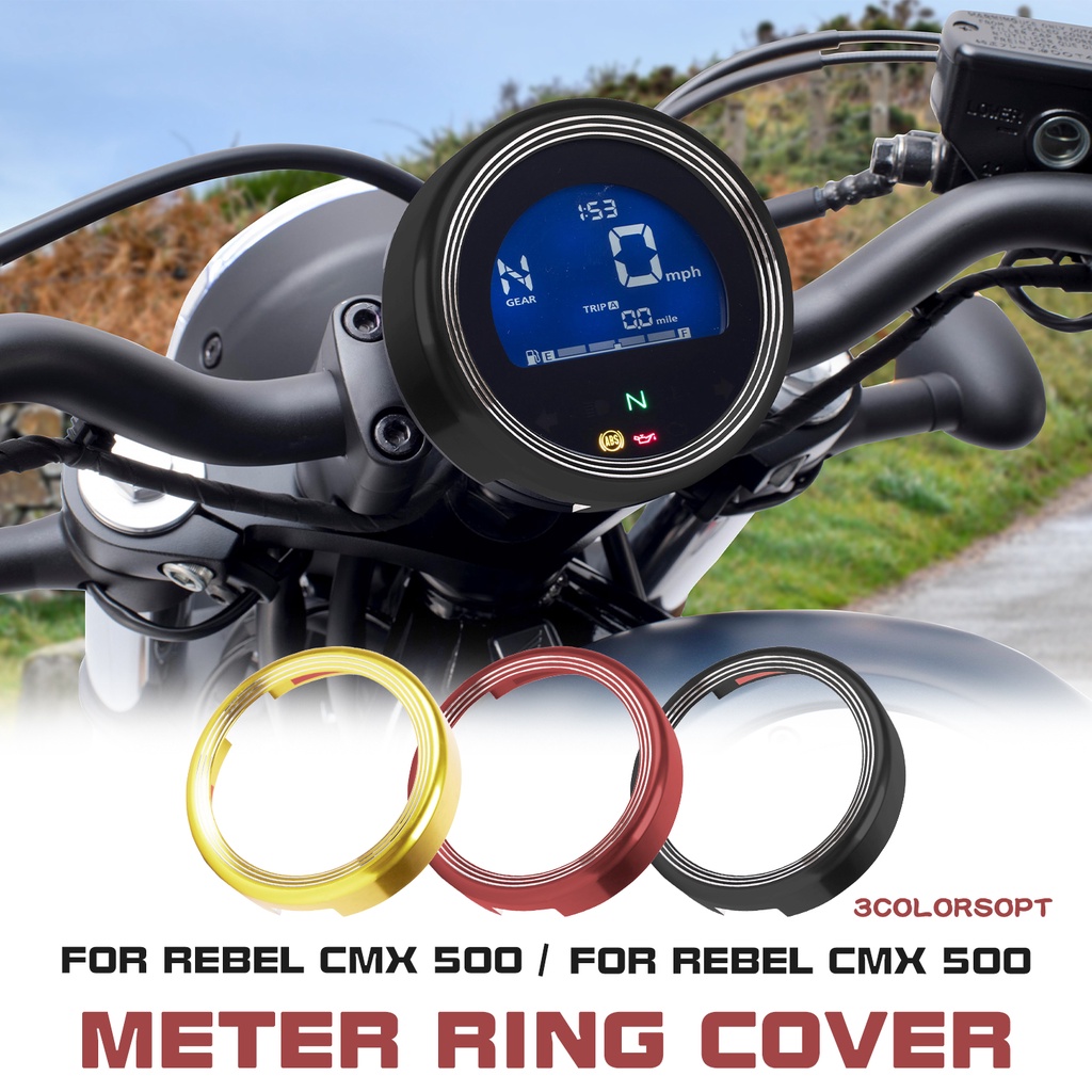 Motorrad Tacho-Ring Für Honda Rebel 500/300 (2017-2024) – CNC Aluminium, Rot