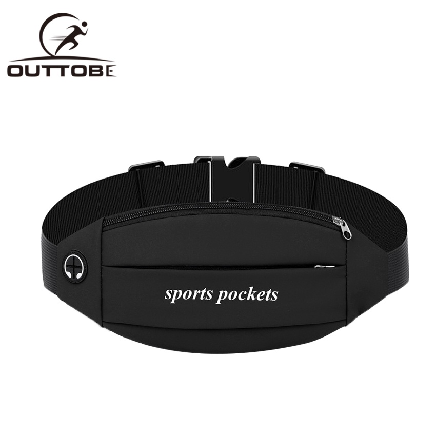 Outtobe Sports Waist Bag Fitness Running Bag Men Women 7.5Inch Phone
