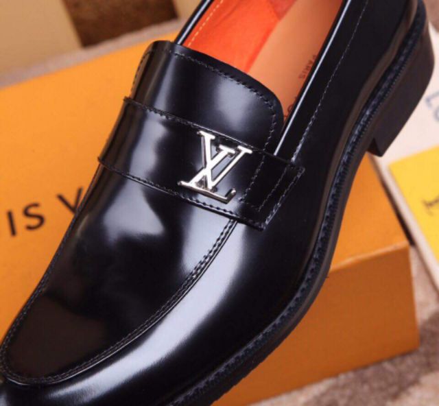 Louis Vuitton LV Saint Germain Leather Loafers for Men 1A32VW