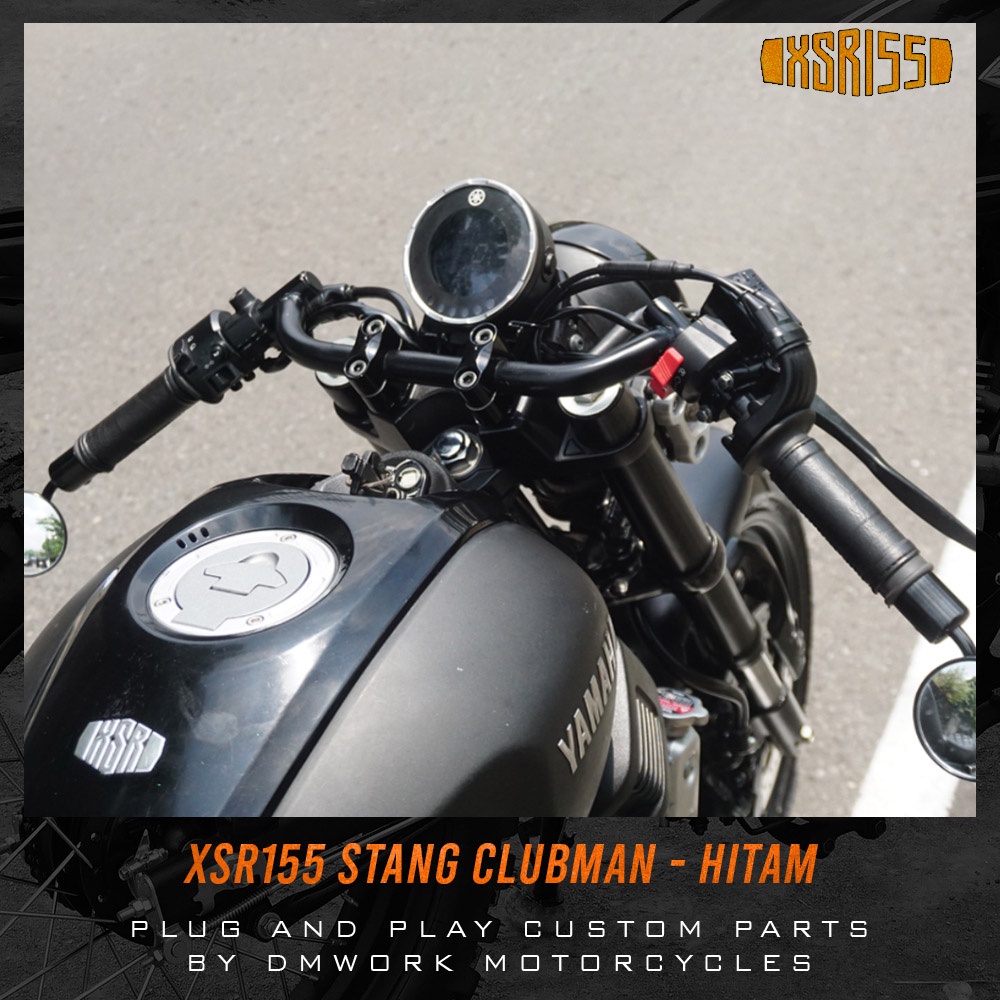 Clubman Handlebar Caferacer Handlebar/ Curved Handlebar/ Handlebar ...