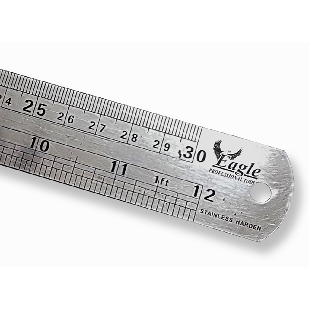 Stainless Steel Ruler Engraved Eagle Professional Tools | Shopee ...