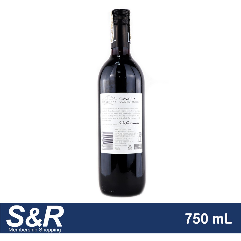 Lindeman's Cawarra Cabernet Merlot Red Wine 750mL | Shopee Philippines