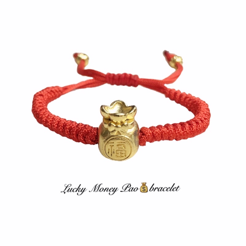 Lucky charm bracelet hot sale red string