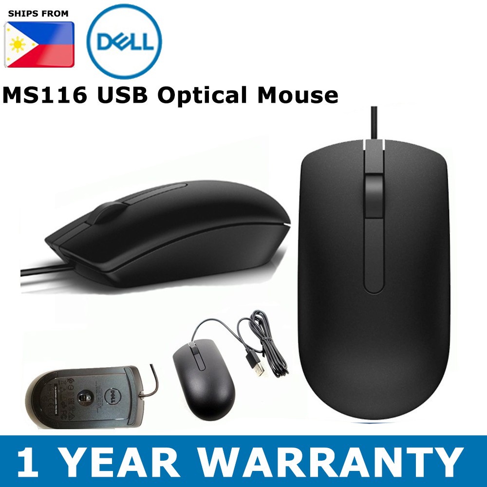 Dell kb216 / km117 chocolate keyboard MS116 USB Optical Mouse Combo