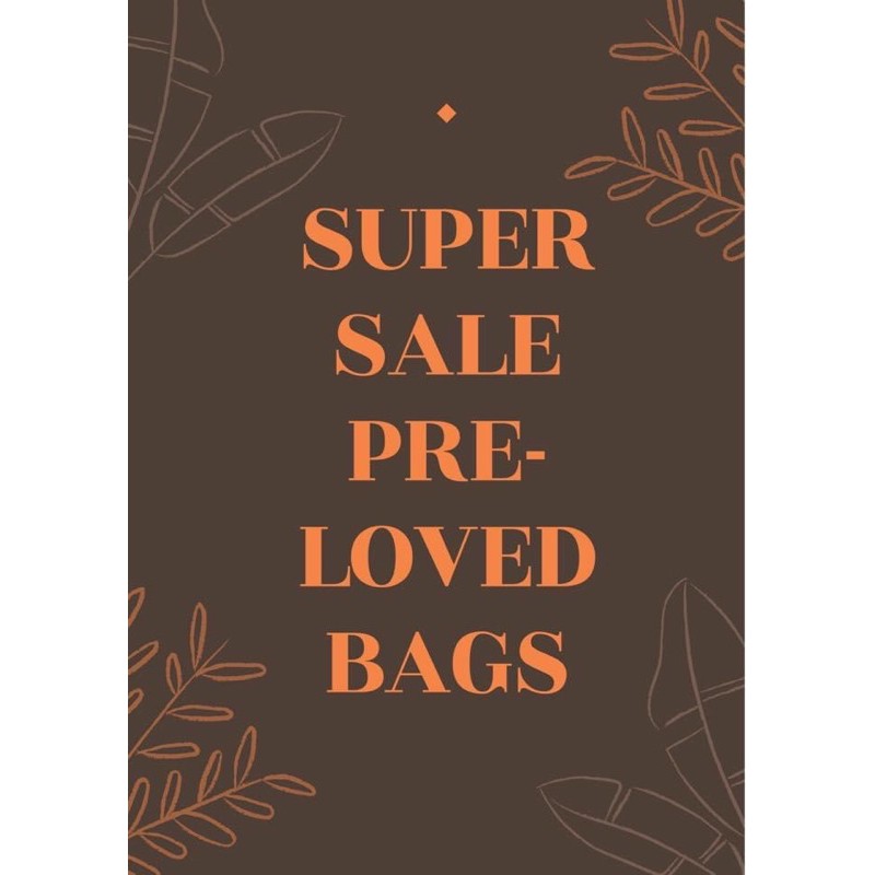 Pre loved bags for sale new arrivals