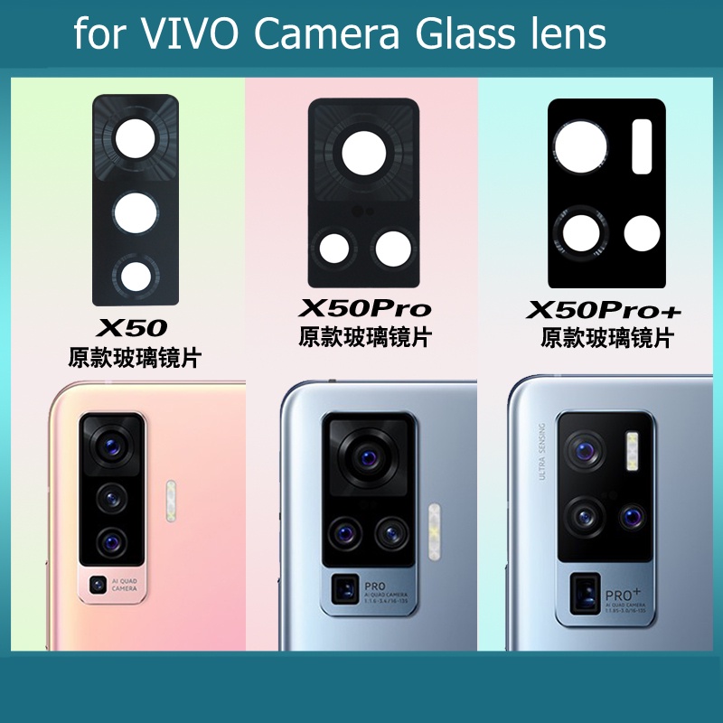 2pcs/lot for VIVO X50/ X50 Pro/ X50 Pro Plus Back Camera Glass Lens ...