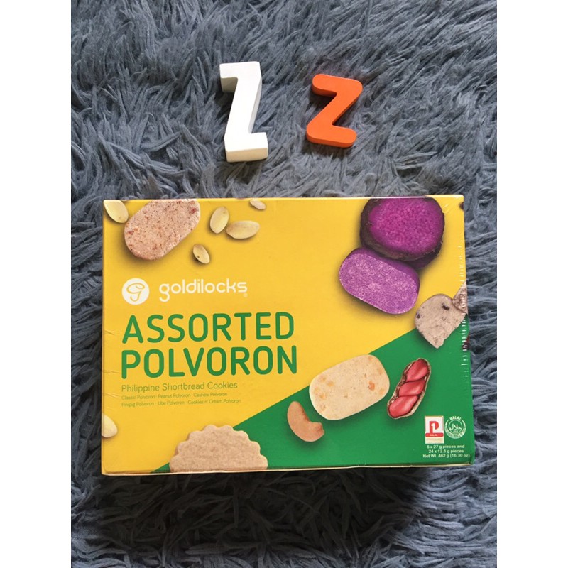 Goldilocks Assorted polvoron 30's in a box | Shopee Philippines
