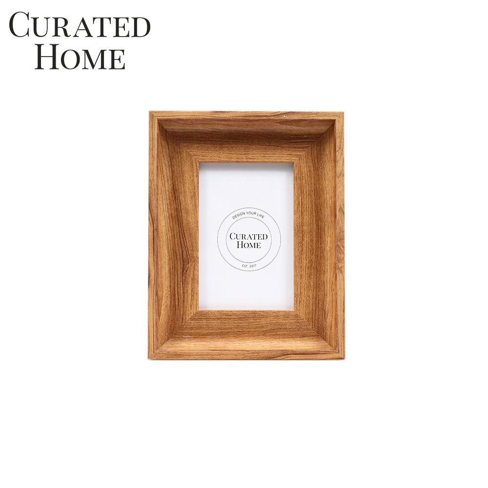 (Delisted) - Curated Home Photo Frame 4x6in (Wooden Finish) | Shopee ...